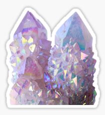 Purple Crystals Sticker