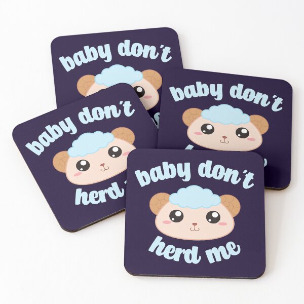 Item preview, baby dont herd me Kawaii sheep designed and sold by KawaiiPark.