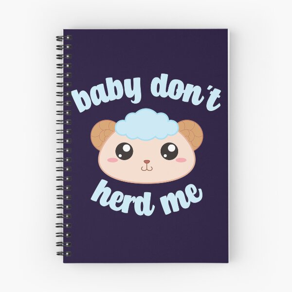 Item preview, baby dont herd me Kawaii sheep designed and sold by KawaiiPark.