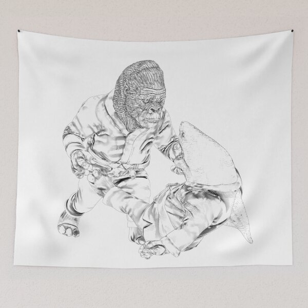 Item preview, gorilla vs shark jiu-jitsu designed and sold by Christopher Cortez.