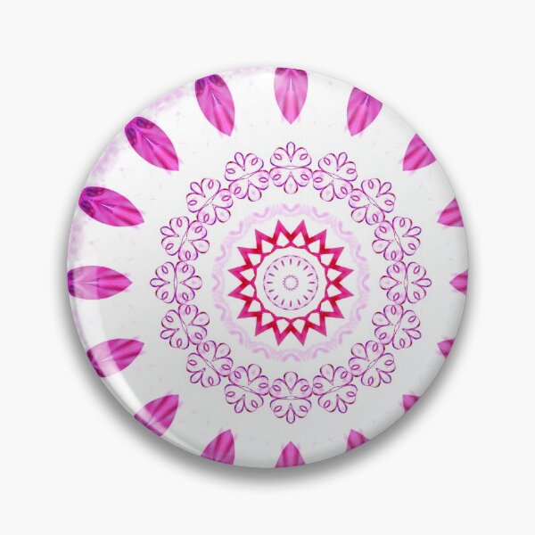 Item preview, Mandela of peaceful heart flowers designed and sold by puravidavisions.