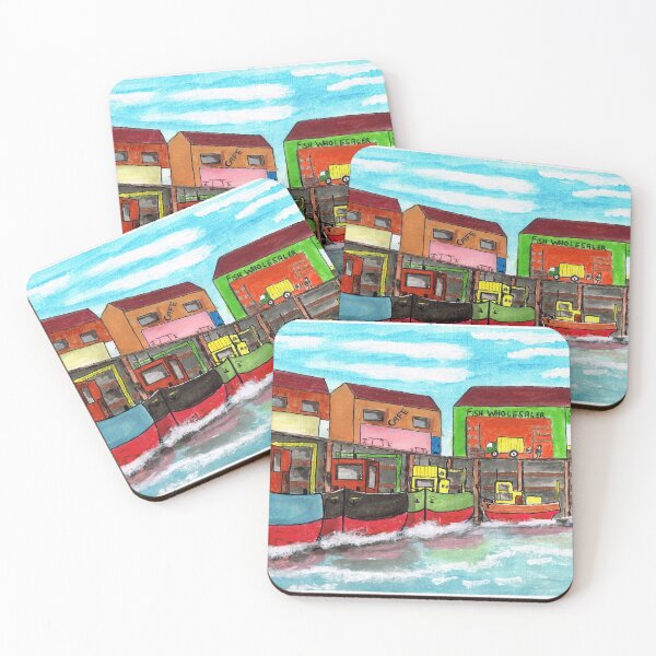 Item preview, CRAZY COLOURED FISH QUAY designed and sold by David s Ellens.