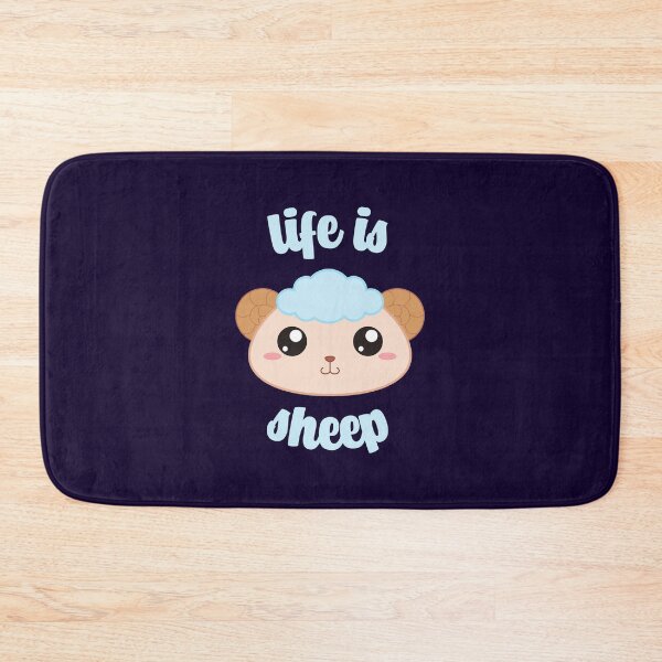 Item preview, life is sheep Kawaii sheep designed and sold by KawaiiPark.