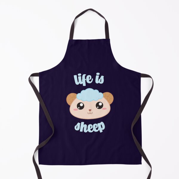 Item preview, life is sheep Kawaii sheep designed and sold by KawaiiPark.