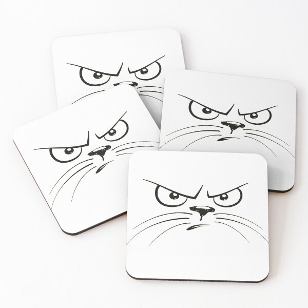 Item preview, Mr Grumpy, the cat - black designed and sold by FunkiFunki.