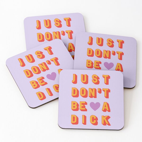 Item preview, Just Don't Be A Dick Lilac designed and sold by EllinorPrints.