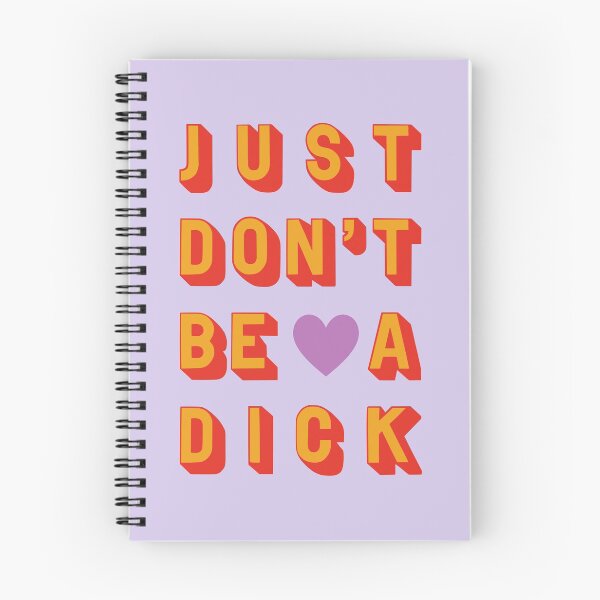 Item preview, Just Don't Be A Dick Lilac designed and sold by EllinorPrints.