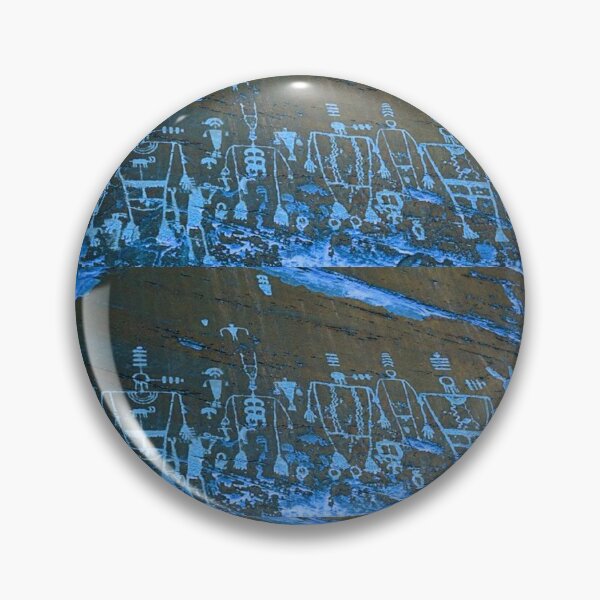 Item preview, Hopi Petroglyphs Light Blue designed and sold by comfortcare.