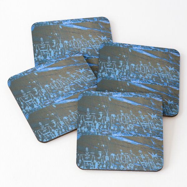 Item preview, Hopi Petroglyphs Light Blue designed and sold by comfortcare.