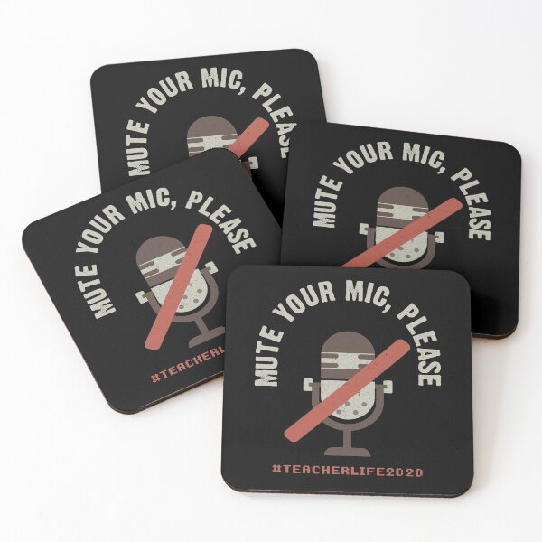 Item preview, Mute Your Mic Please. Teacher Life 2020 - Virtual Teaching designed and sold by styleofpop.