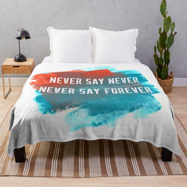 Item preview, Never Say Never - Graffiti Style Quotes about Life designed and sold by LamaraK.
