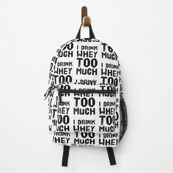 Item preview, I Drink Whey Too Much - Funny Gym Quote designed and sold by ArqDezines.