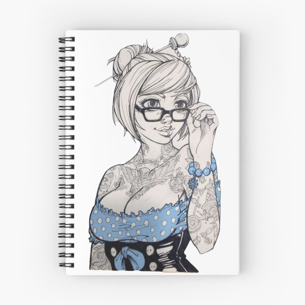 Item preview, Wild girl woman tattoos  designed and sold by Home-of-art.