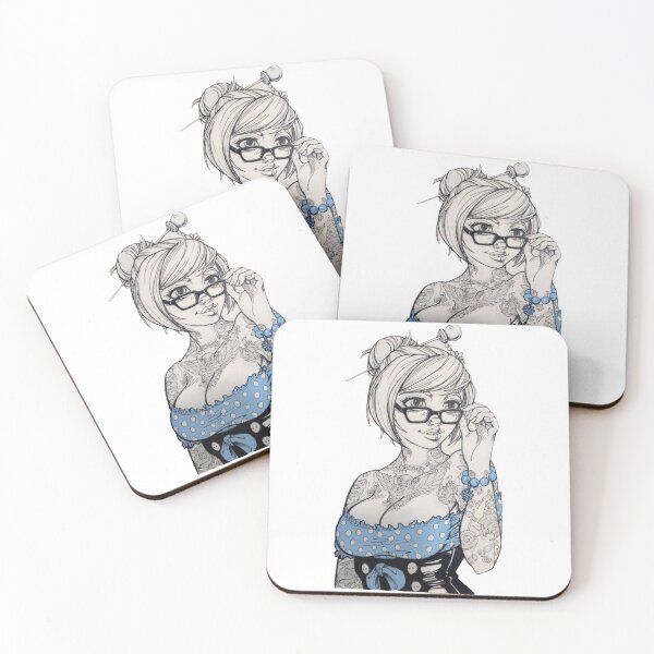Item preview, Wild girl woman tattoos  designed and sold by Home-of-art.