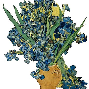 Irises, Van Gogh Sticker for Sale by ausketches