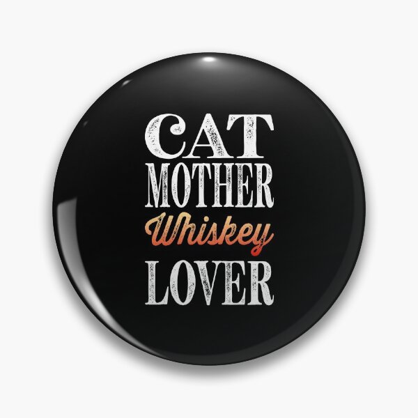 Item preview, Cat Mother Whiskey Lover Classic Sticker And Shirt Design designed and sold by Glike.