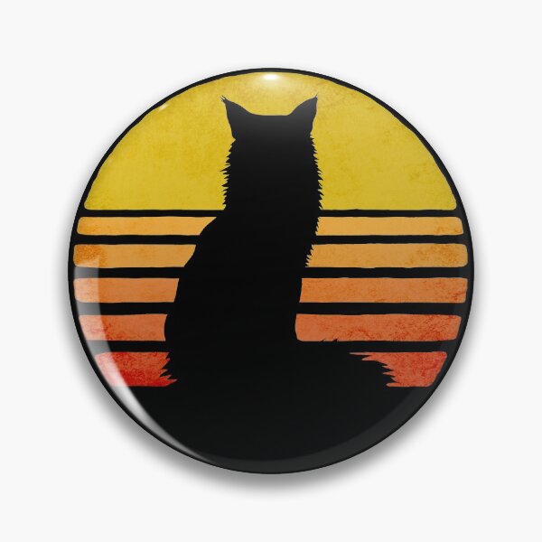 Item preview, Retro Maine Coon Sunset designed and sold by Beltschazar.