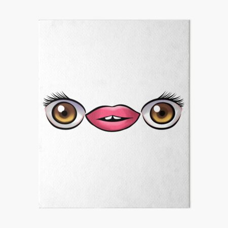 Cute Eye Emoji Art Board Prints for Sale