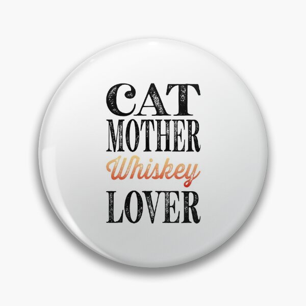 Item preview, Cat Mother Whiskey Lover Classic Sticker And Shirt Design designed and sold by Glike.