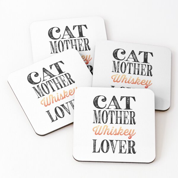 Item preview, Cat Mother Whiskey Lover Classic Sticker And Shirt Design designed and sold by Glike.