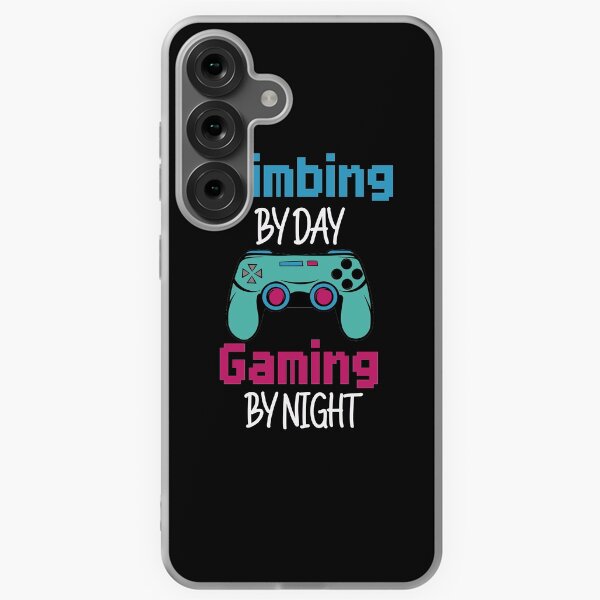 Item preview, Climbing By Day Gaming By Night ,Funny For Climbing Gamer designed and sold by BrahimAz.