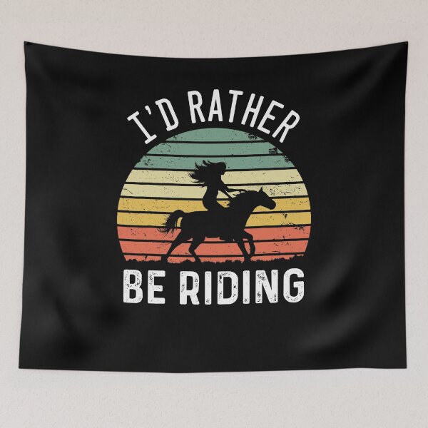 Item preview, Womens Horse Id Rather Be Riding - Funny Best Gift Ideas For Girl Mothers Day Horse Lover designed and sold by NDTStore.