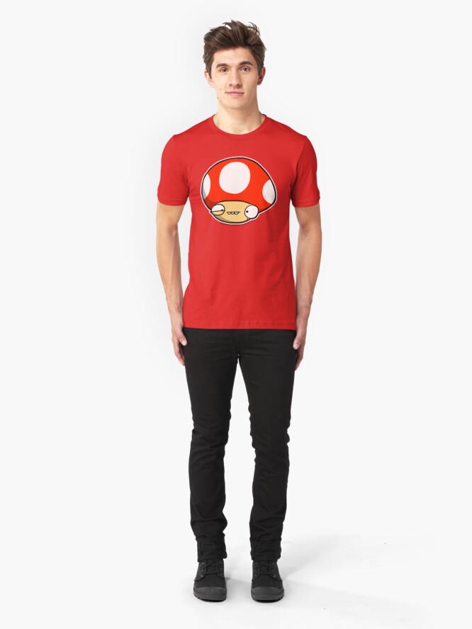 Alternate view of Twitchy Mushroom Slim Fit T-Shirt