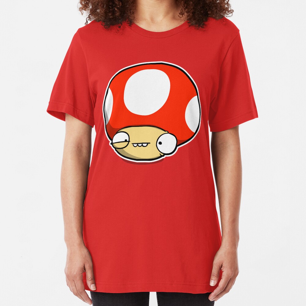 Twitchy Mushroom Slim Fit T-Shirt