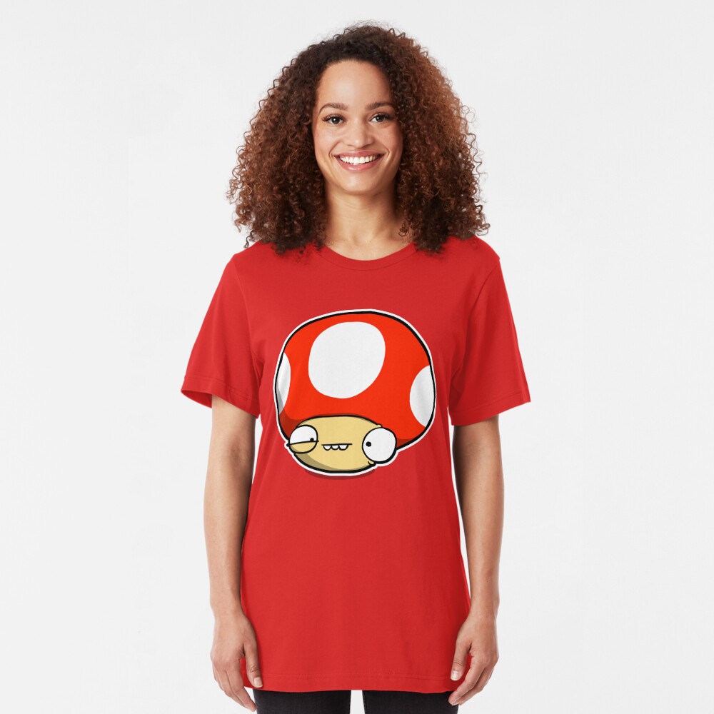 Twitchy Mushroom Slim Fit T-Shirt