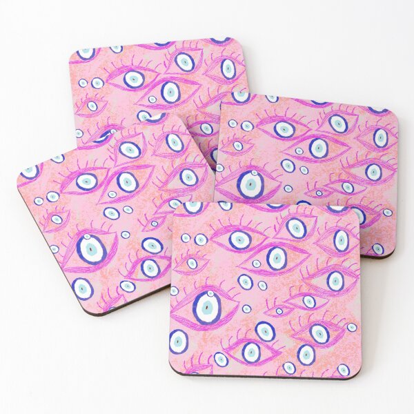 Item preview, Evil Eye Hot Pink designed and sold by T2myPurposeArt.