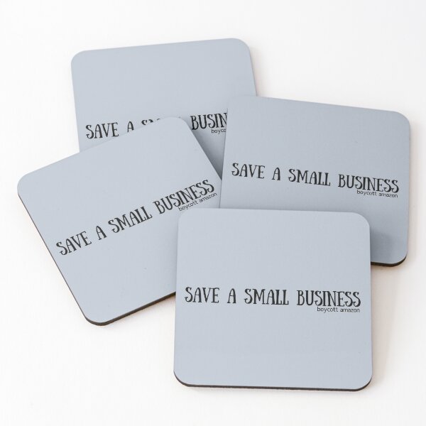 Item preview,  SAVE A SMALL BUSINESS boycott amazon designed and sold by NomadMessenger.