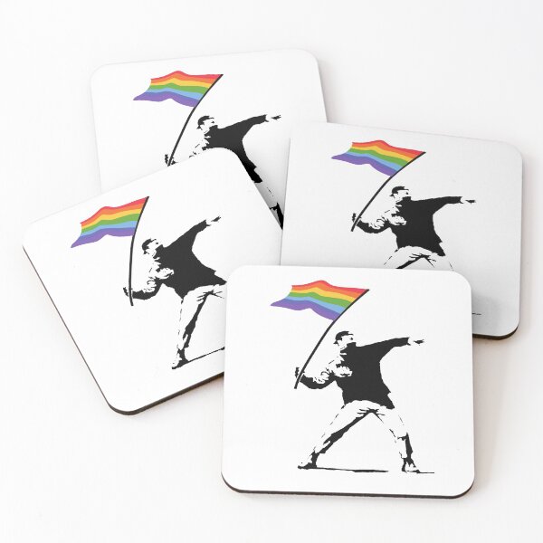 Artikelvorschau, Regenbogenfahnenwerfer, Banksy entworfen und verkauft von Gaygram.