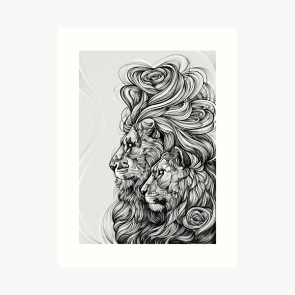 Romantics Art Print