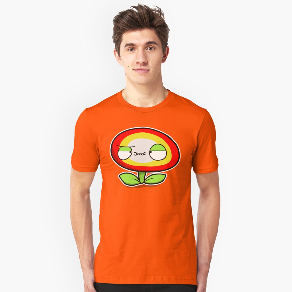 Sexy Fire Flower Slim Fit T-Shirt