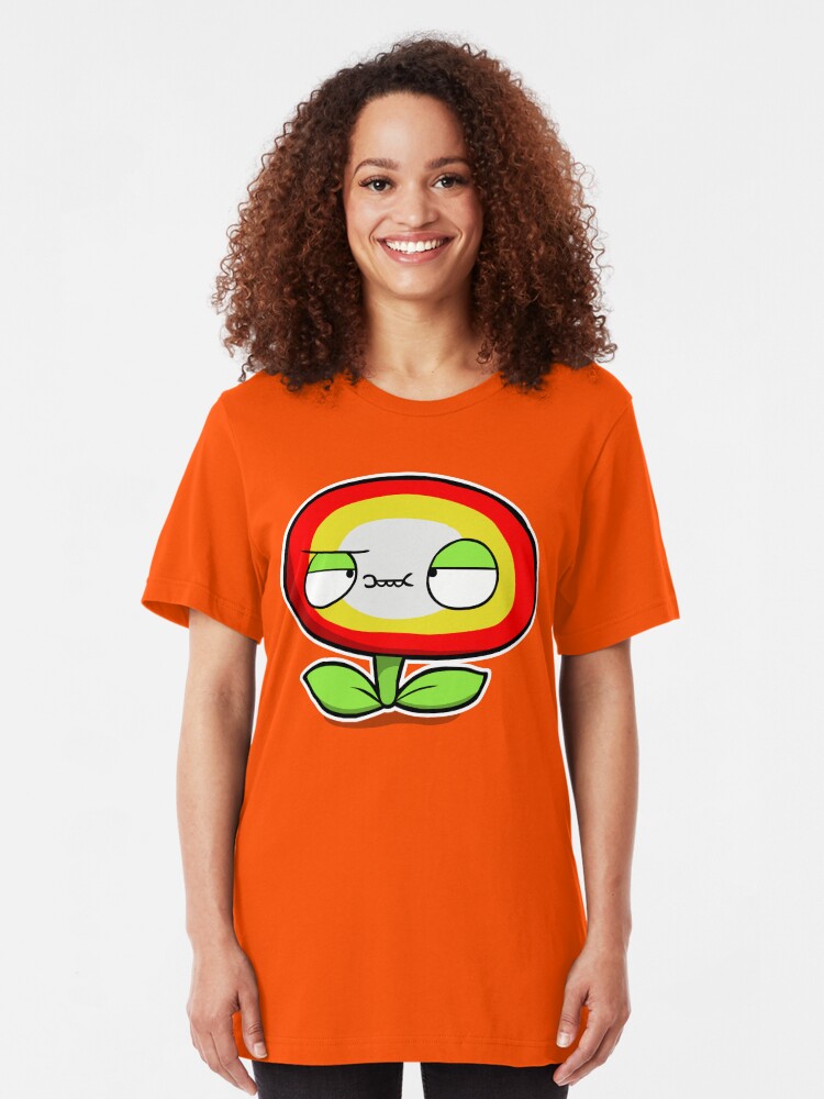 Alternate view of Sexy Fire Flower Slim Fit T-Shirt