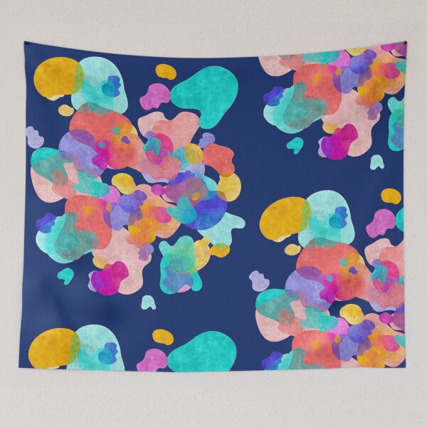 Item preview, Color Splash Bluish Pattern designed and sold by Crimson-Spell.