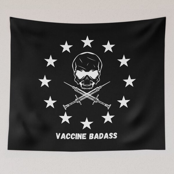 Item preview, Vaccine Badass designed and sold by Nathalie Aynié.