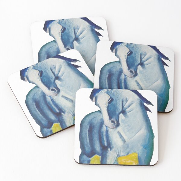 Item preview, Blue Horse - Franz Marc designed and sold by BildendeKunst.