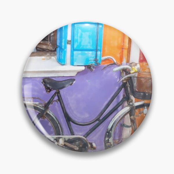Item preview, Watercolor of Burano designed and sold by pietrofoto.