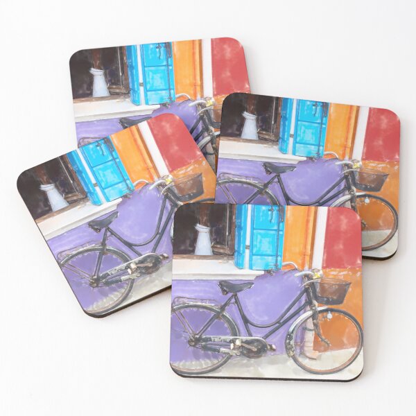 Item preview, Watercolor of Burano designed and sold by pietrofoto.