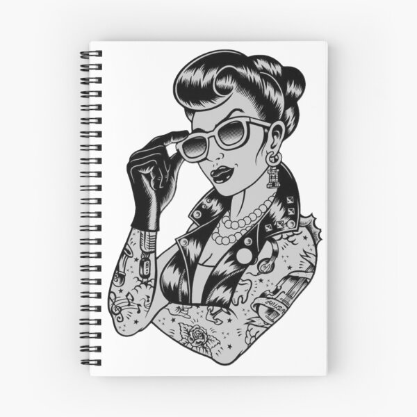 Item preview, wild girl woman tattoos  designed and sold by Home-of-art.