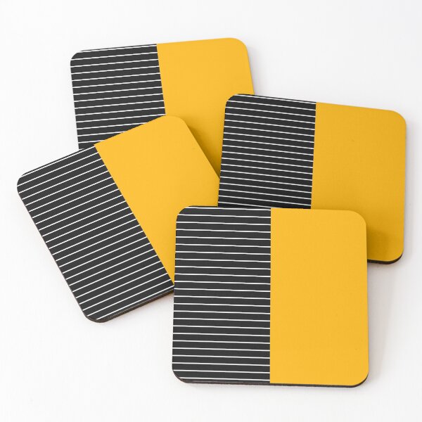 Item preview, Striped Block Solid Mustard designed and sold by Miss Striped.