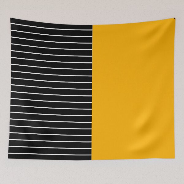 Item preview, Striped Block Solid Mustard designed and sold by Miss Striped.