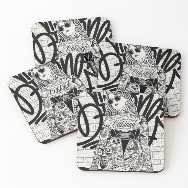 Item preview, Wild girl woman tattoos  designed and sold by Home-of-art.