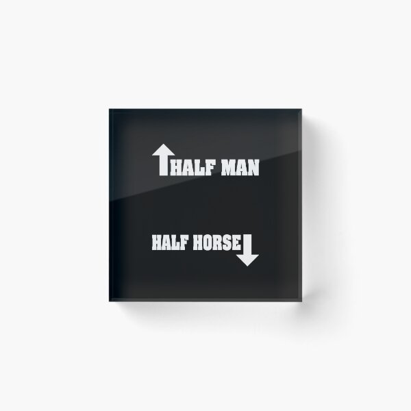 Artikelvorschau, Half Man Half Horse Essential Shirt Design entworfen und verkauft von Glike.