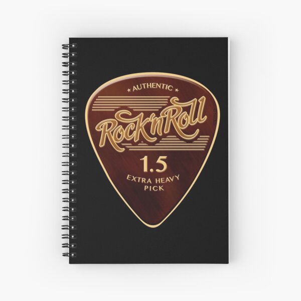 rocknroll pick Cuaderno de espiral