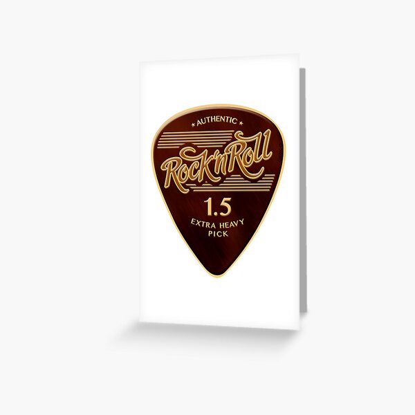 rocknroll pick Tarjetas de felicitación
