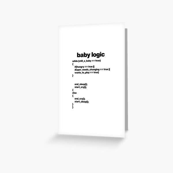 Item preview, Funny Baby Coding Programmer Newborn Quote from Code designed and sold by elhefe.