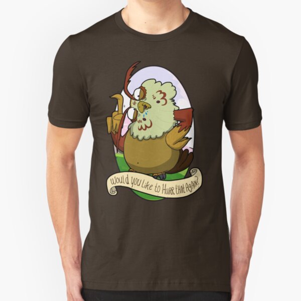 Would you like to hurrrr that again...? Slim Fit T-Shirt