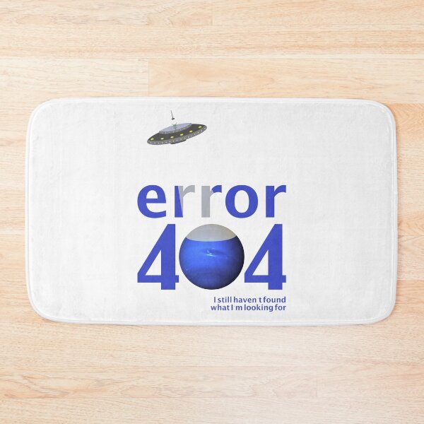 Item preview, error 404 :  I still haven't found what I'm looking for - alien ufo on Uranus designed and sold by Happy Puppy Print On Demand.